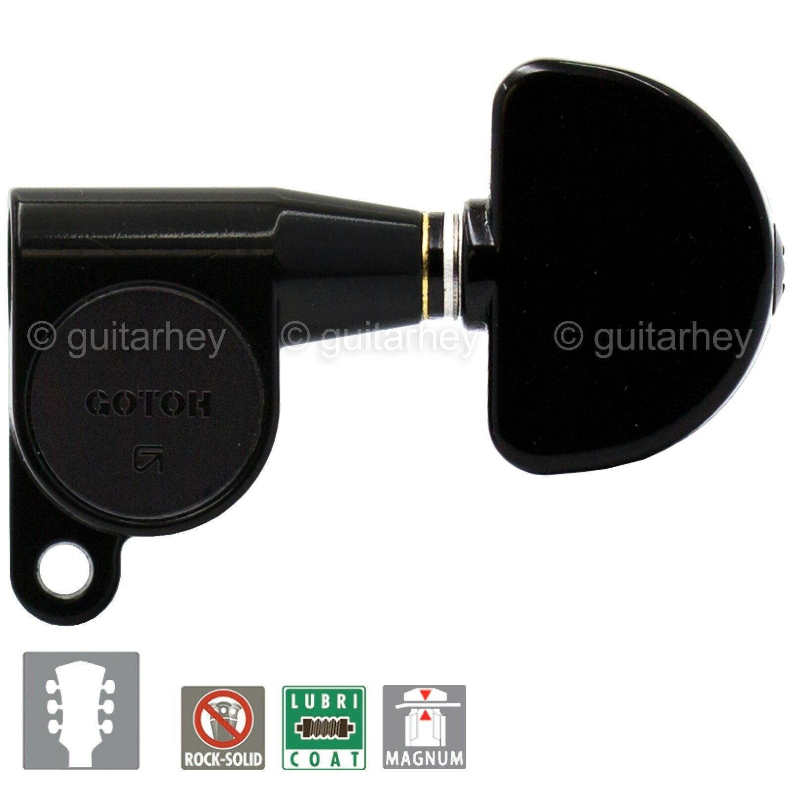 NEW Gotoh SG360-20 MG Magnum Locking L3+R3 LARGE DOMED Buttons Set 3x3 - BLACK