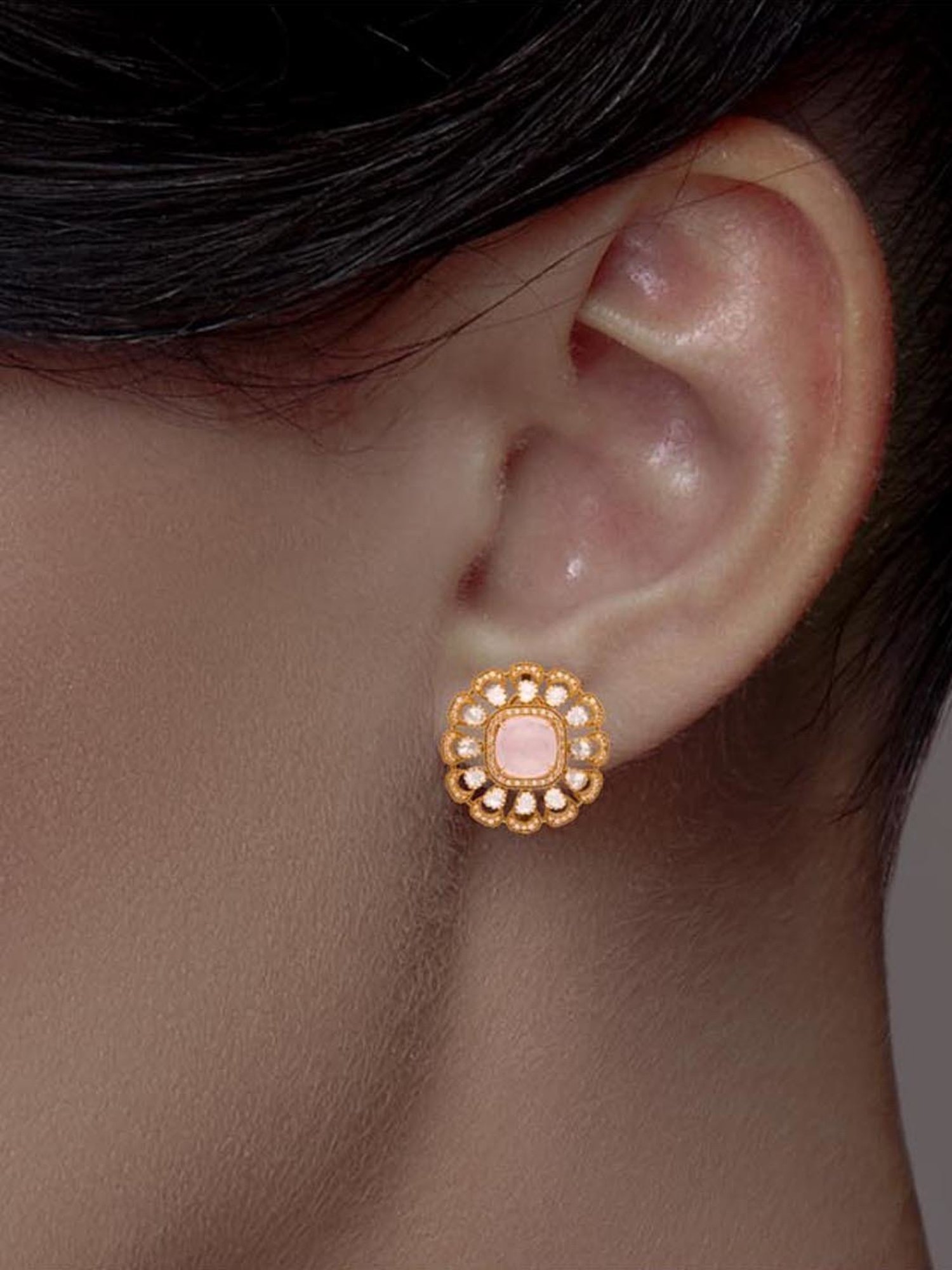 CKC 18k Gold Earrings for Women