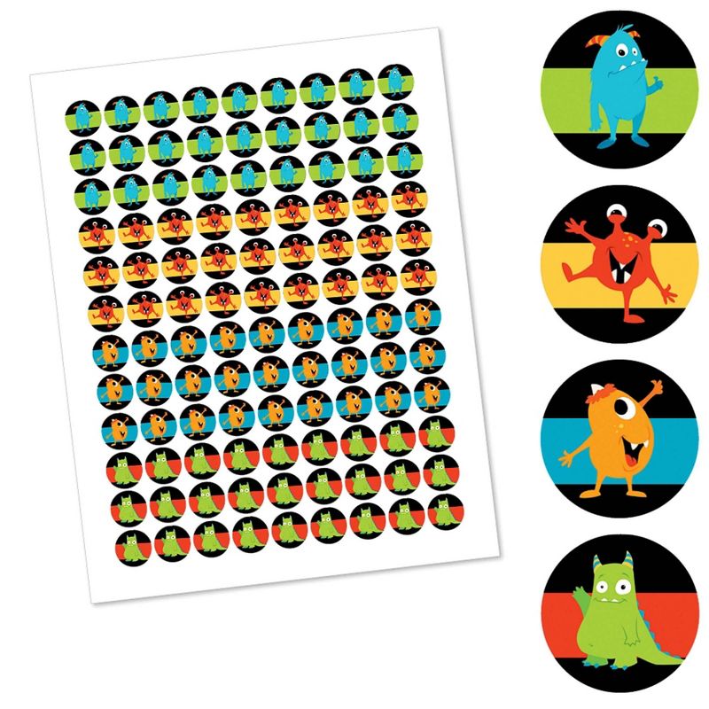 Big Dot of Happiness 40th Milestone Birthday - Mini Wine and Champagne Bottle Label Stickers - Birthday Party Favor Gift for Women and Men - Set of 16