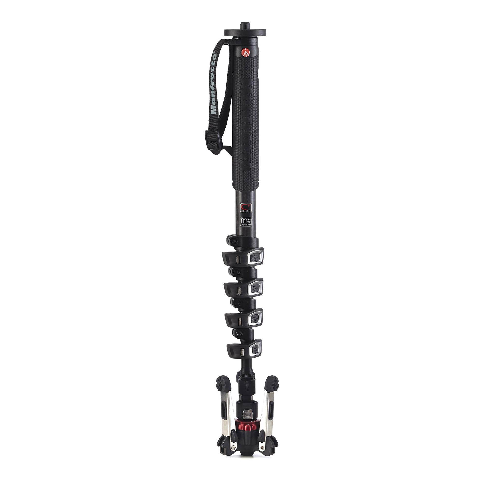 Manfrotto XPRO Monopod+ Carbon Fiber Video Monopod, 5 Section #MVMXPROC5US