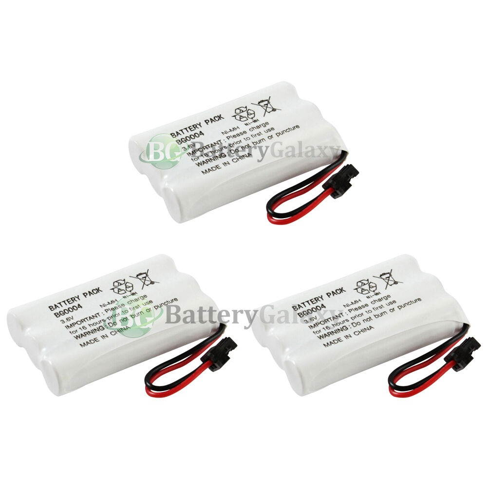 3 Cordless Home Phone Rechargeable Battery for Uniden BT-1005 BT1005 300+SOLD
