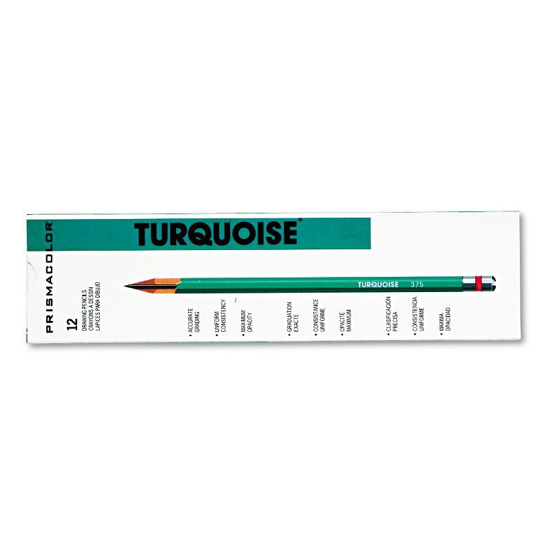Prismacolor Turquoise Drawing Pencil 4H 1.98 mm Dozen 2269
