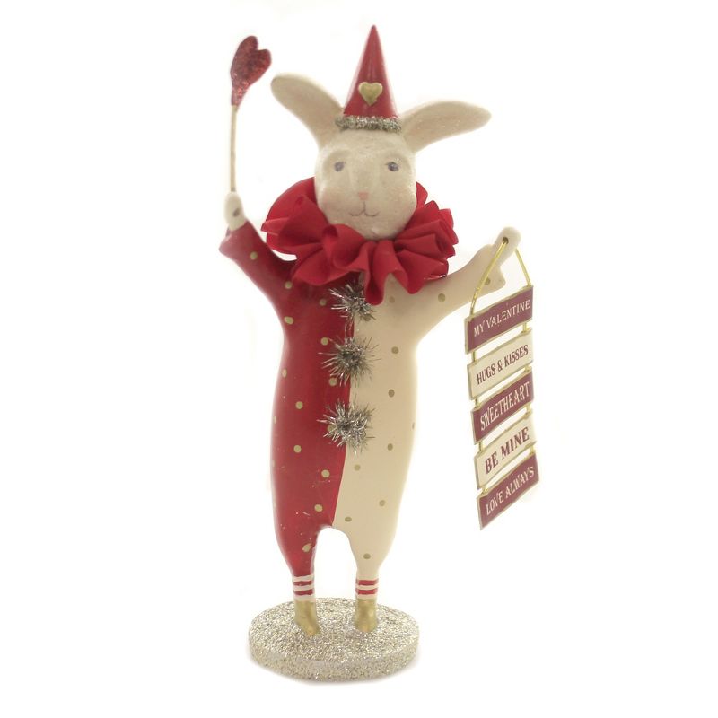 Heather Myers 9.5" Vinnie Bunny Rabbit Heart Love  -  Decorative Figurines