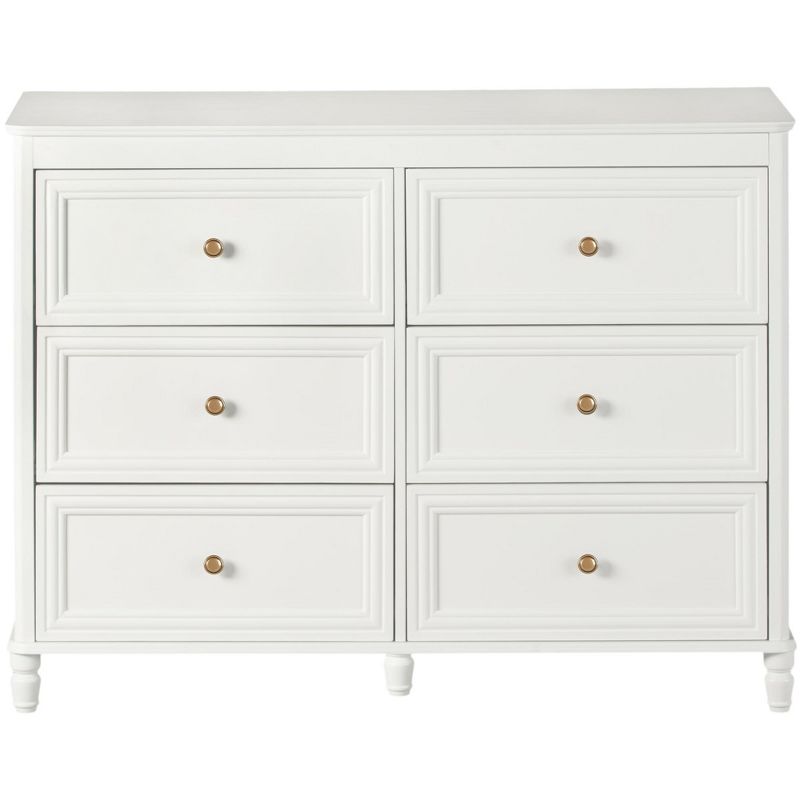 Piper Ivory White Kids&rsquo; 6 Drawer Dresser