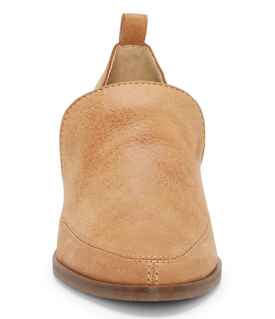 Lucky Brand Mahzan Leather Side Slit Pointed Toe Loafers