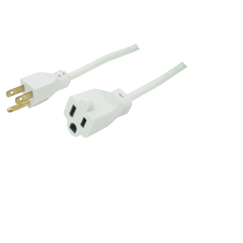 Woods 20' Extension Cord White