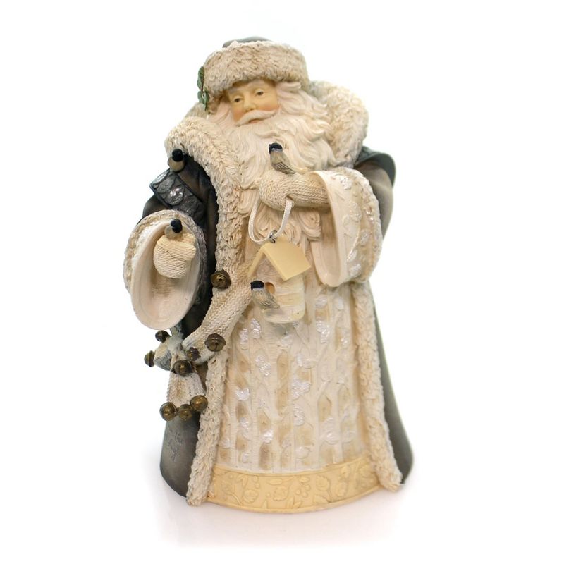 Foundations 7.5" Woodland Santa With Bird Karen Hahn  -  Decorative Figurines