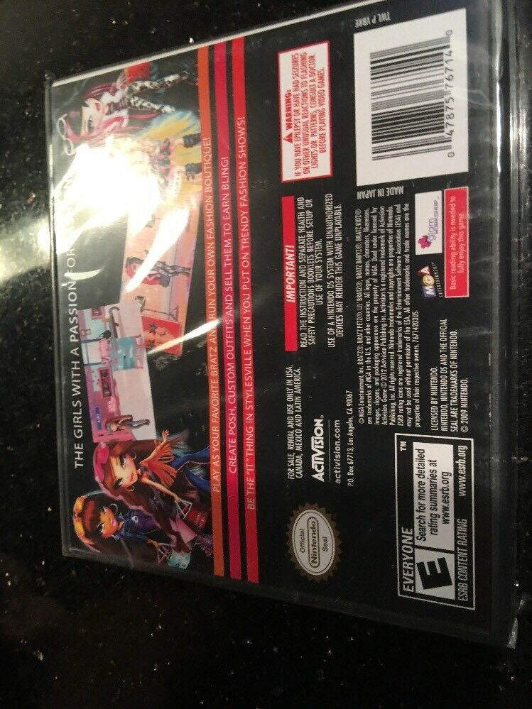 Bratz Fashion Boutique For Nintendo Ds  Factory Sealed