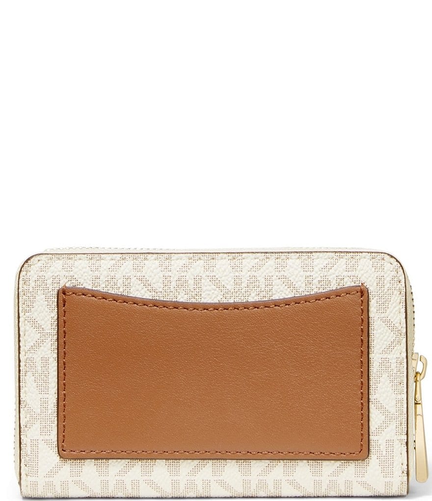 Michael Kors Jet Set Small Signature Zip Around Card Case