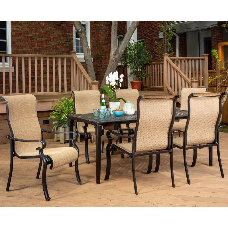 Brigantine 7pc Aluminum Dining Set - Hanover