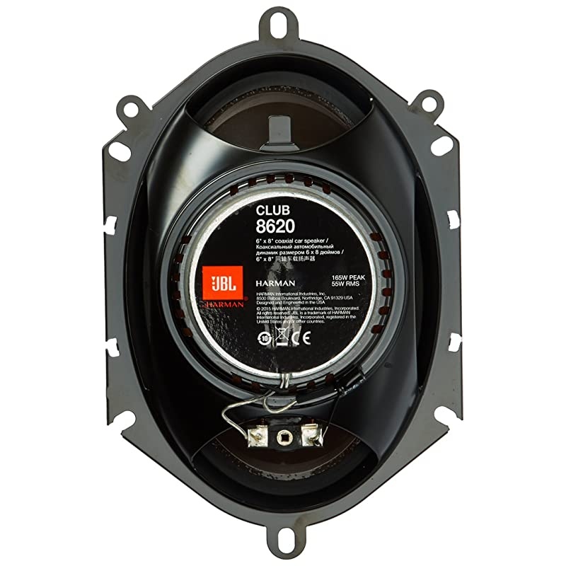 Club 8620 5x76x8 2Way Coaxial Speaker System Black