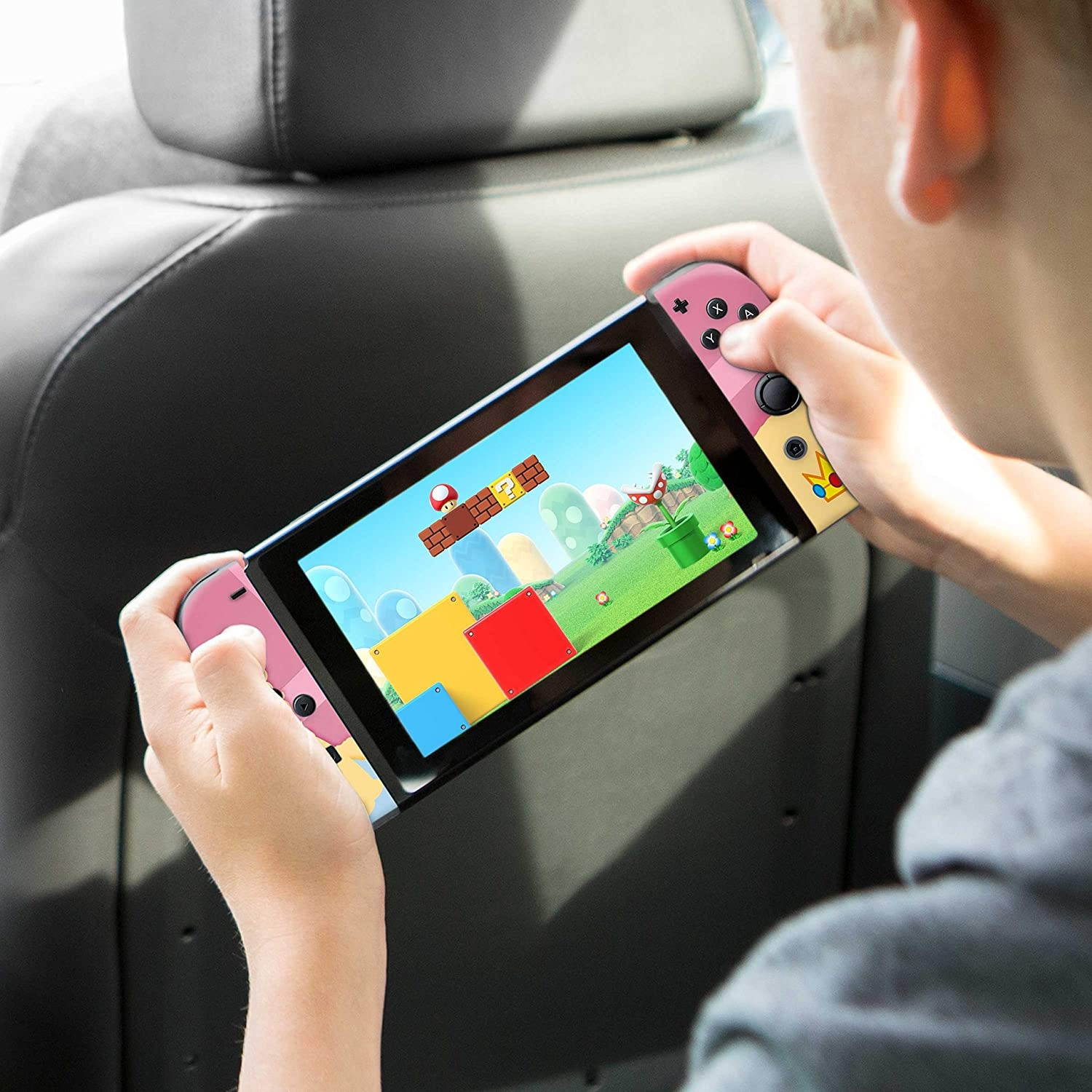 Controller Gear Nintendo Switch Skin & Screen Protector Set - Super Mario - "Princess Pastels" - Nintendo Switch