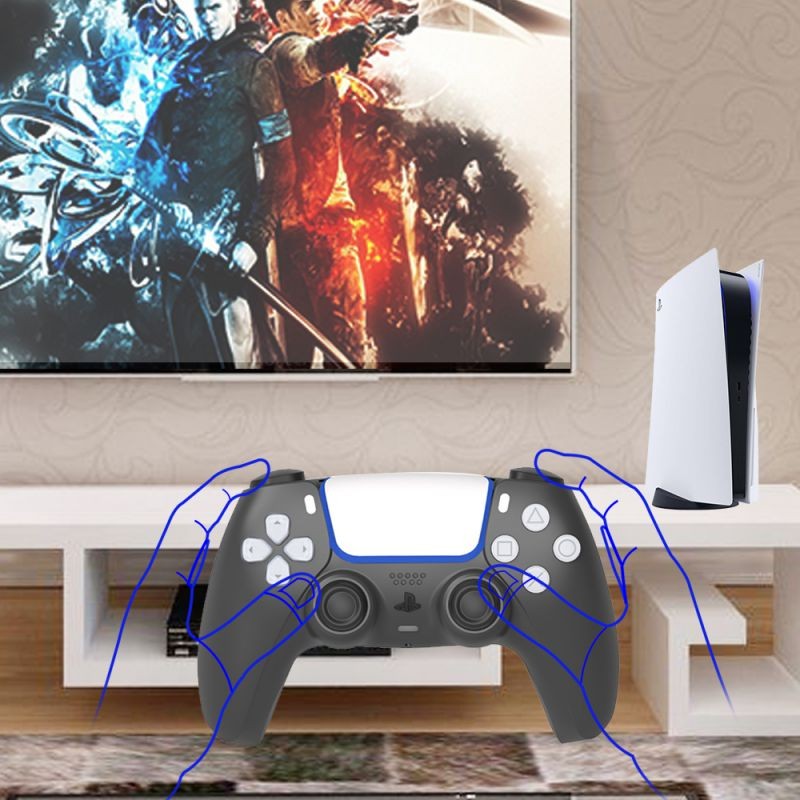 PS5 Controller Replacement Shells,  Custom DIY Faceplate Replacement Controller Housing Shell Case Set, PS5 Skin Wrap Cover Color Decoration Accessories for Sony Playstation 5 Dualsense