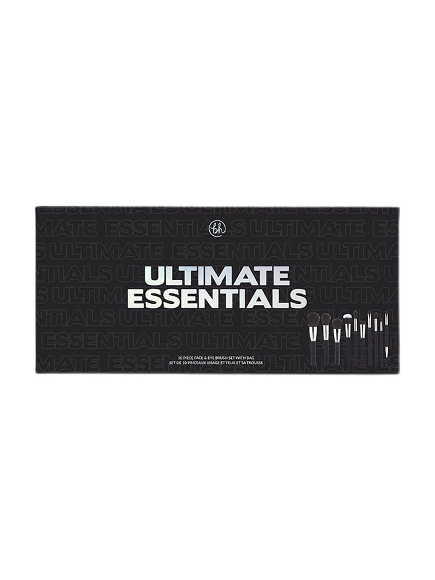 Bh Cosmetics Ultimate Essentials Face & Eye Brush Set with Bag