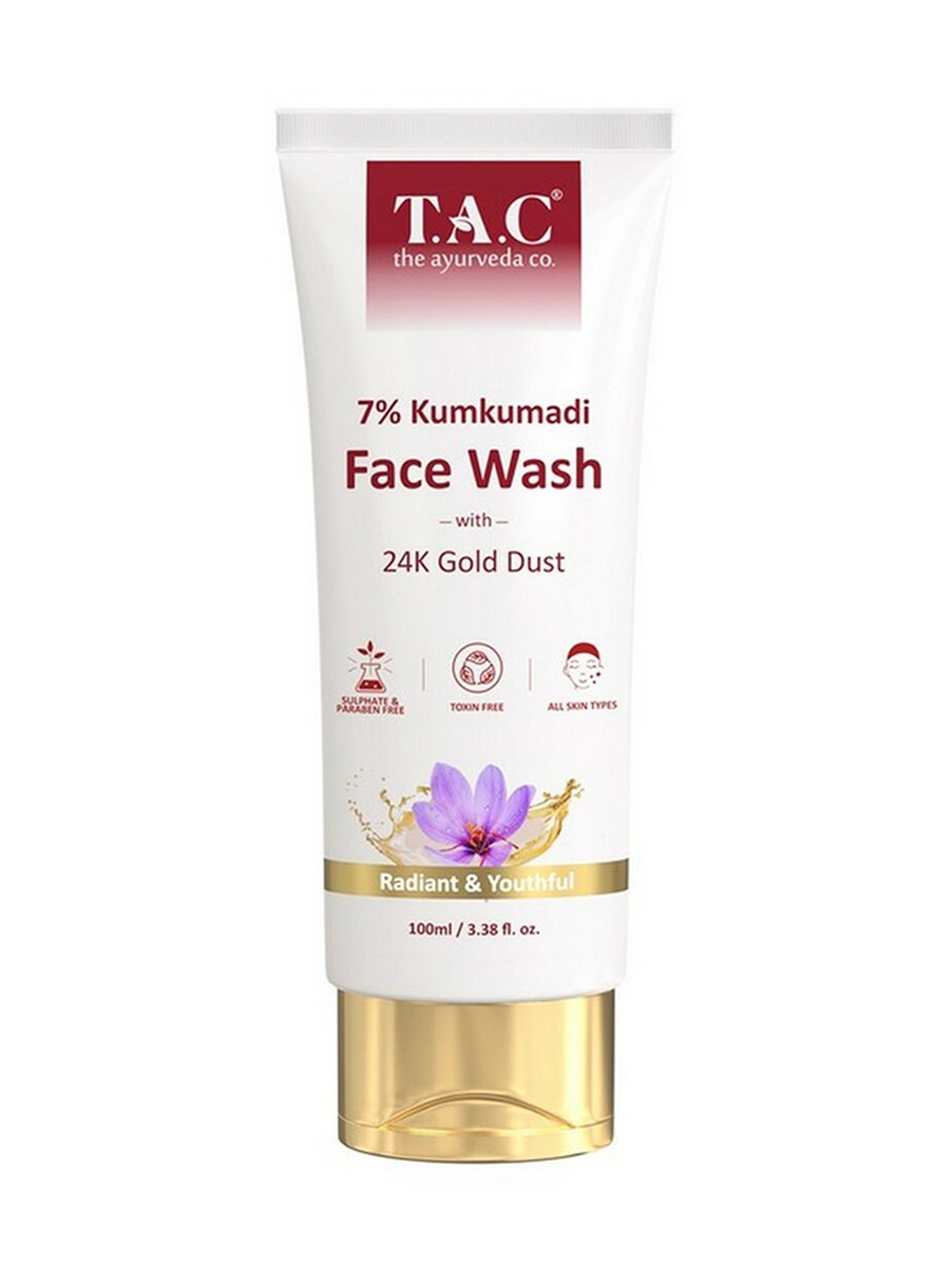 TAC - The Ayurveda Co. Kumkumadi Face Wash - 100 ml