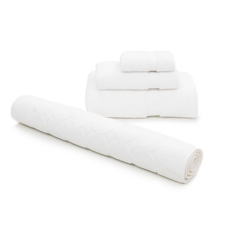 Terry Towel Combination 4pc Set White - Linum Home Textiles