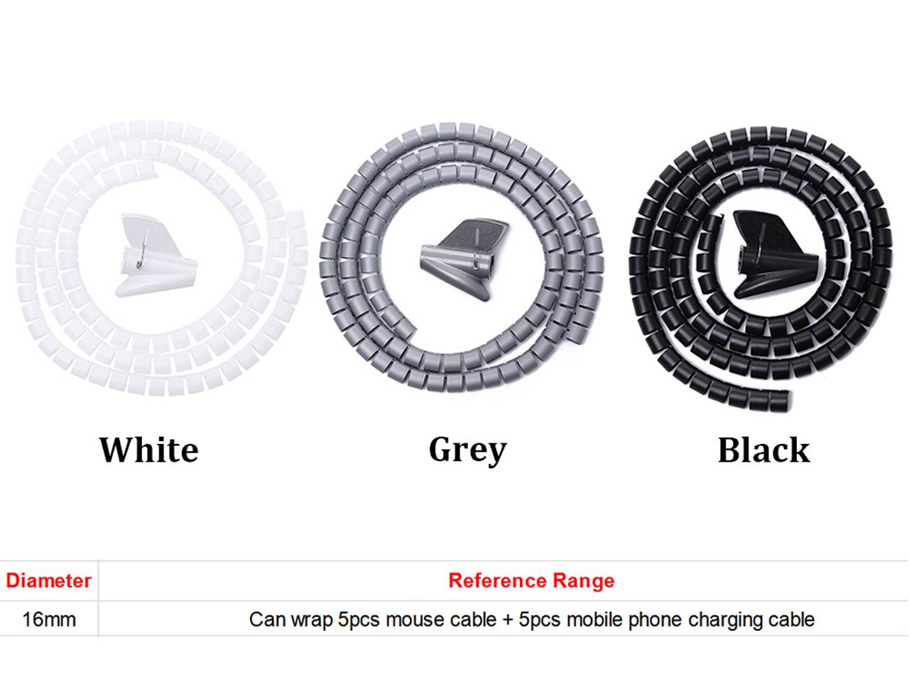 RAIDMAX Cable Comb For 3 to 3.4mm(0.11-0.13inch) Cables Translucent