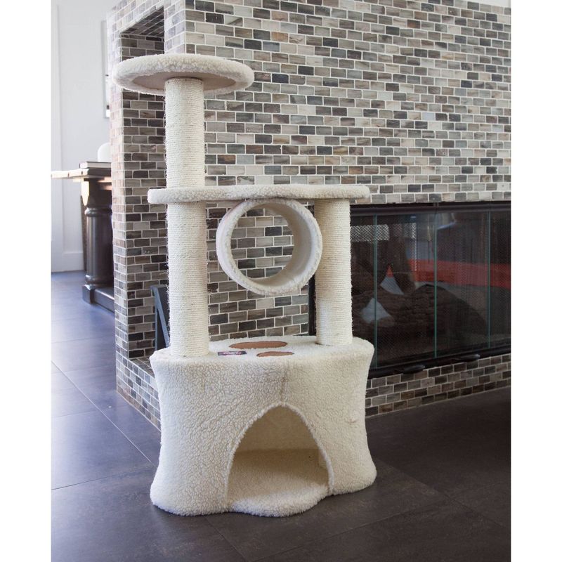 Hauspanther Step Perch Cat Scratcher - Espresso