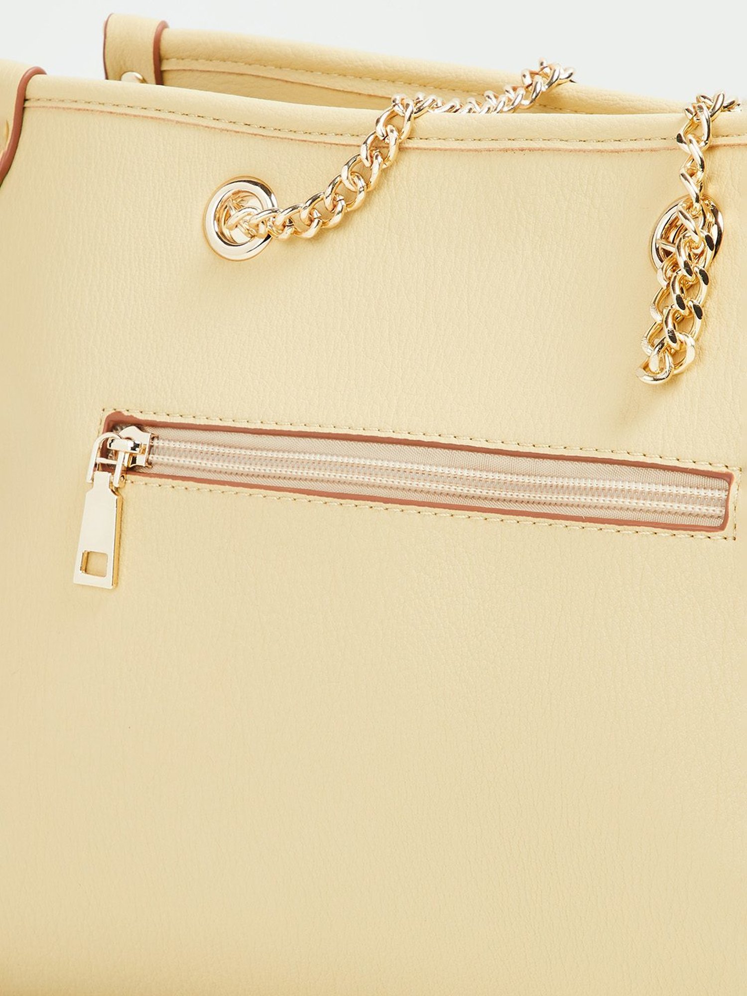 Code by Lifestyle Yellow Shoulder Bag