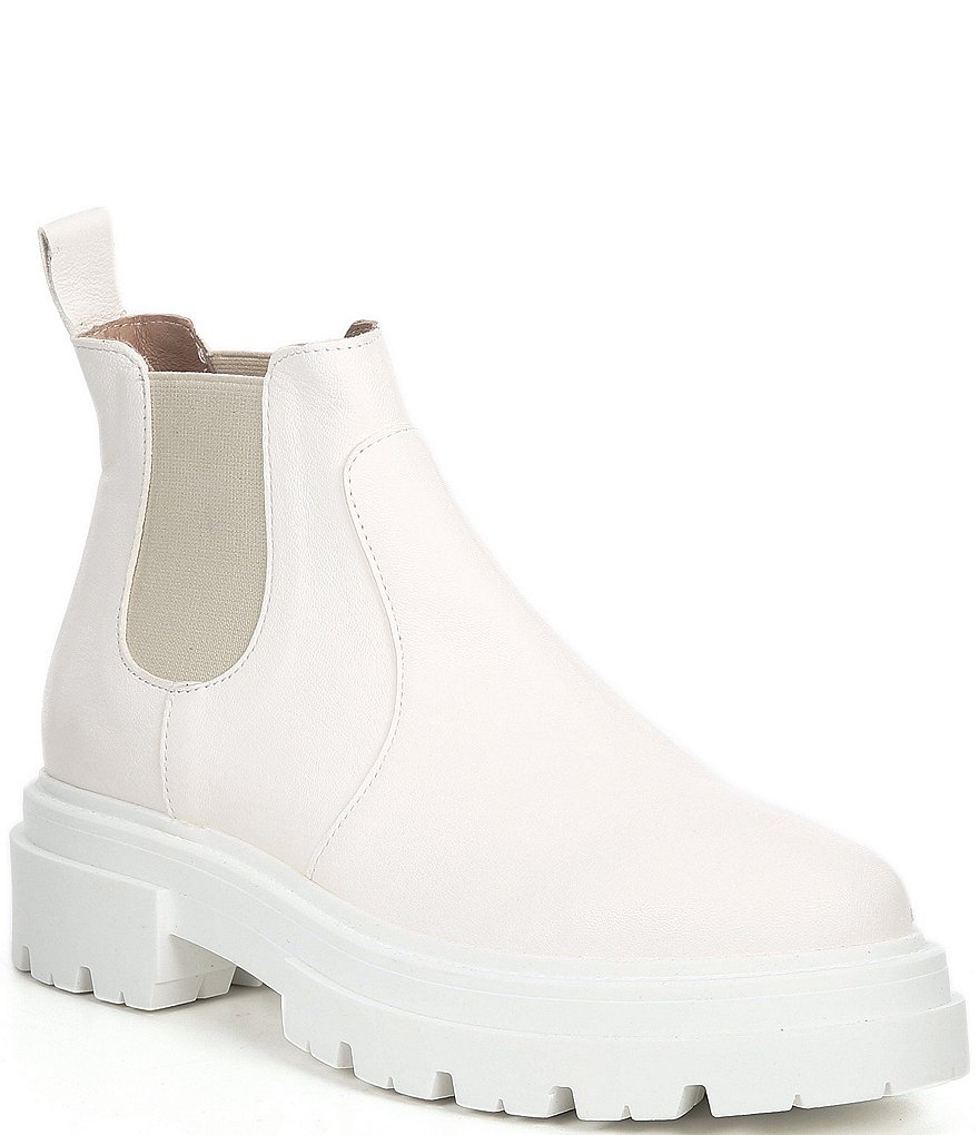 Free People Lola Leather Lug Sole Chelsea Booties