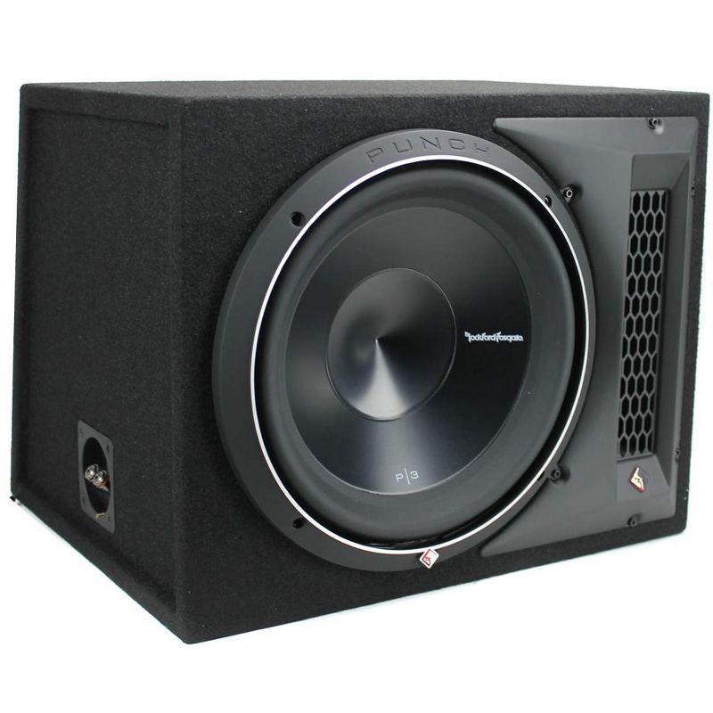 QPower GMC Chevy Crew Cab 2007-2013 Dual 12" Sub Box Enclosure w/ Bedliner Spray