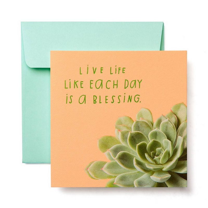 Birthday Card Succulent