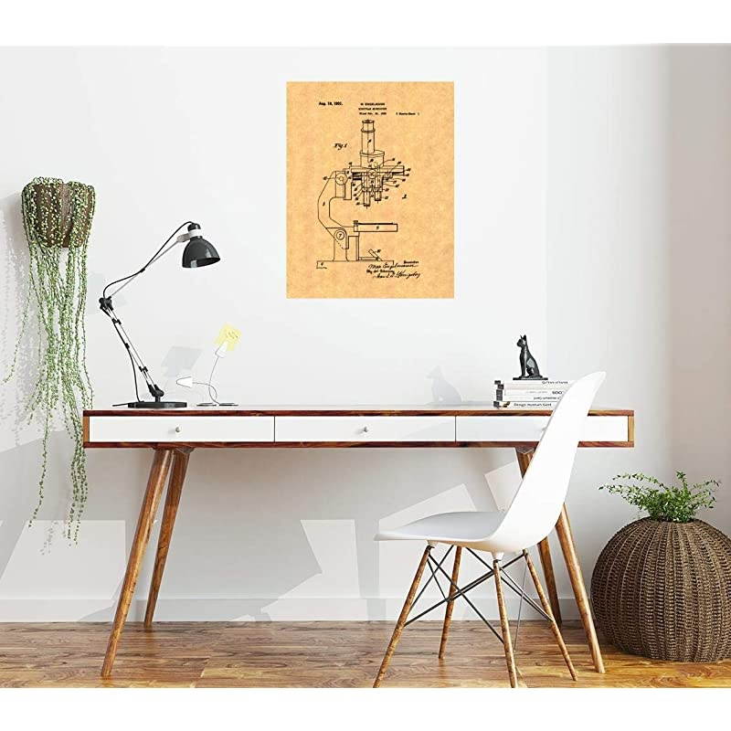 Microscope Patent Print 85 x 11 M12433