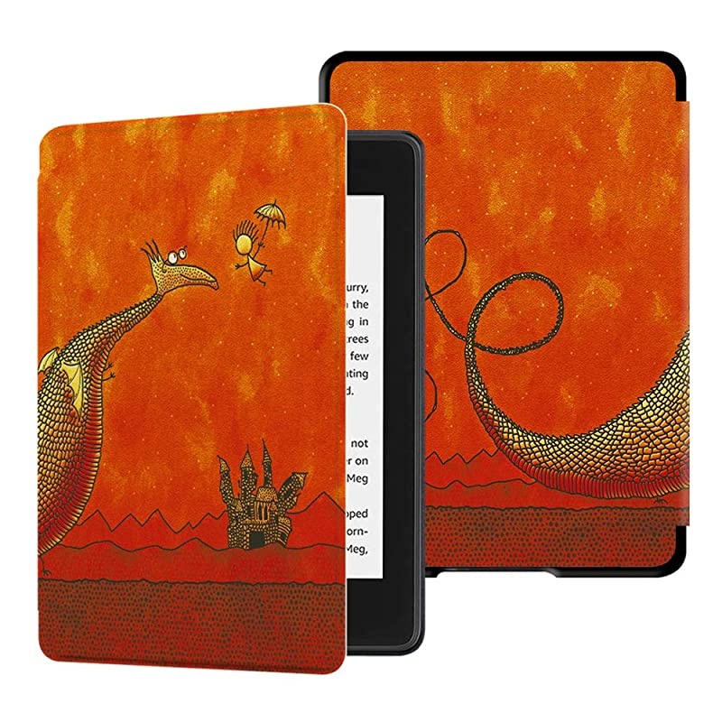 Water-Safe Case for All-New Kindle Paperwhite (10th Gen - 2018 Release only&mdash;Will Not fit Prior Gen Kindle Devices), Dragon