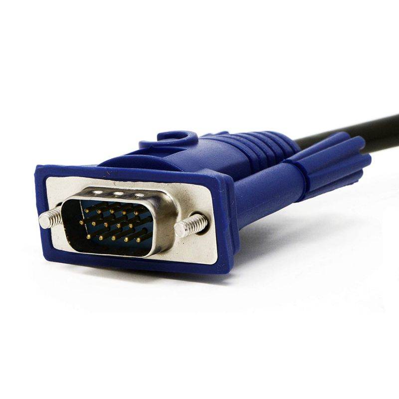 VGA Cable 100ft - Computer/Monitor/Projector/PC/TV Cord 15 PIN, 100 Feet Long Video Cord - TP121
