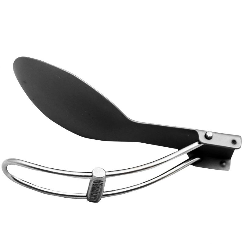 TOAKS Folding Titanium Camping Spoon with Lockable Handle