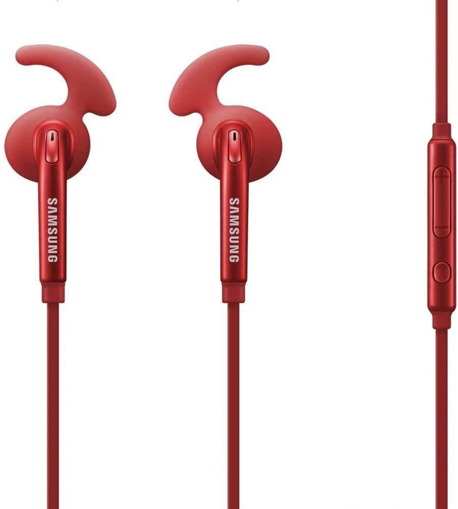 Samsung Active InEar Headphones for Universal/SmartPhones - Retail Packaging - Red - EO-EG920LREGUS