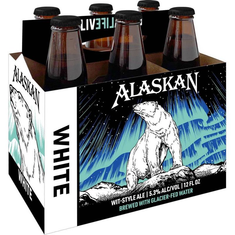 Alaskan White Ale Beer - 6pk/12 fl oz Bottles