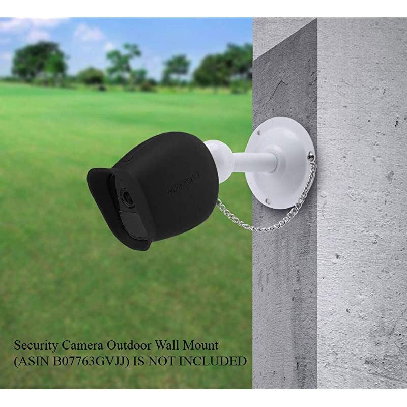 Silicone Skin Cover with Dual Layer Sunshade Design Clear Not Fuzzy Night Vision Sun Glare UV Weather Protection Cover Compatible for Arlo Pro amp Arlo Pro 2 Camera 3 Pack Black