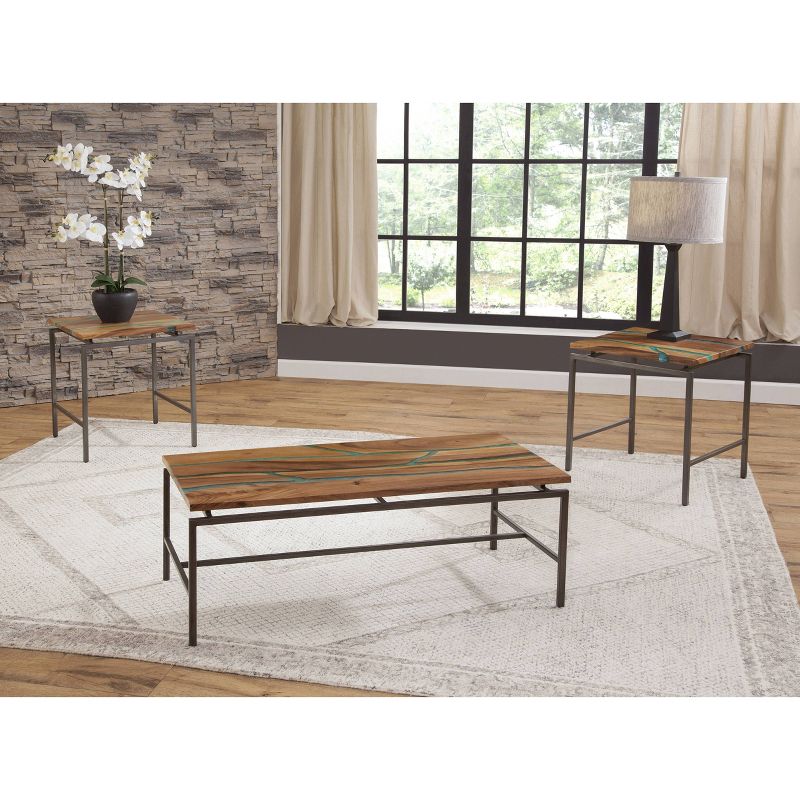 Tamra End Table Metal Brown - Steve Silver Co.