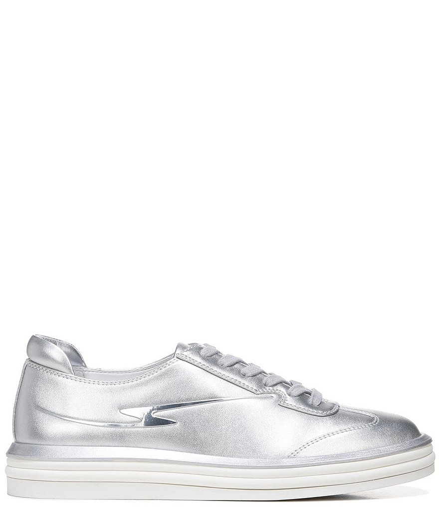 Franco Sarto Lumiere Metallic Lace-Up Sneakers