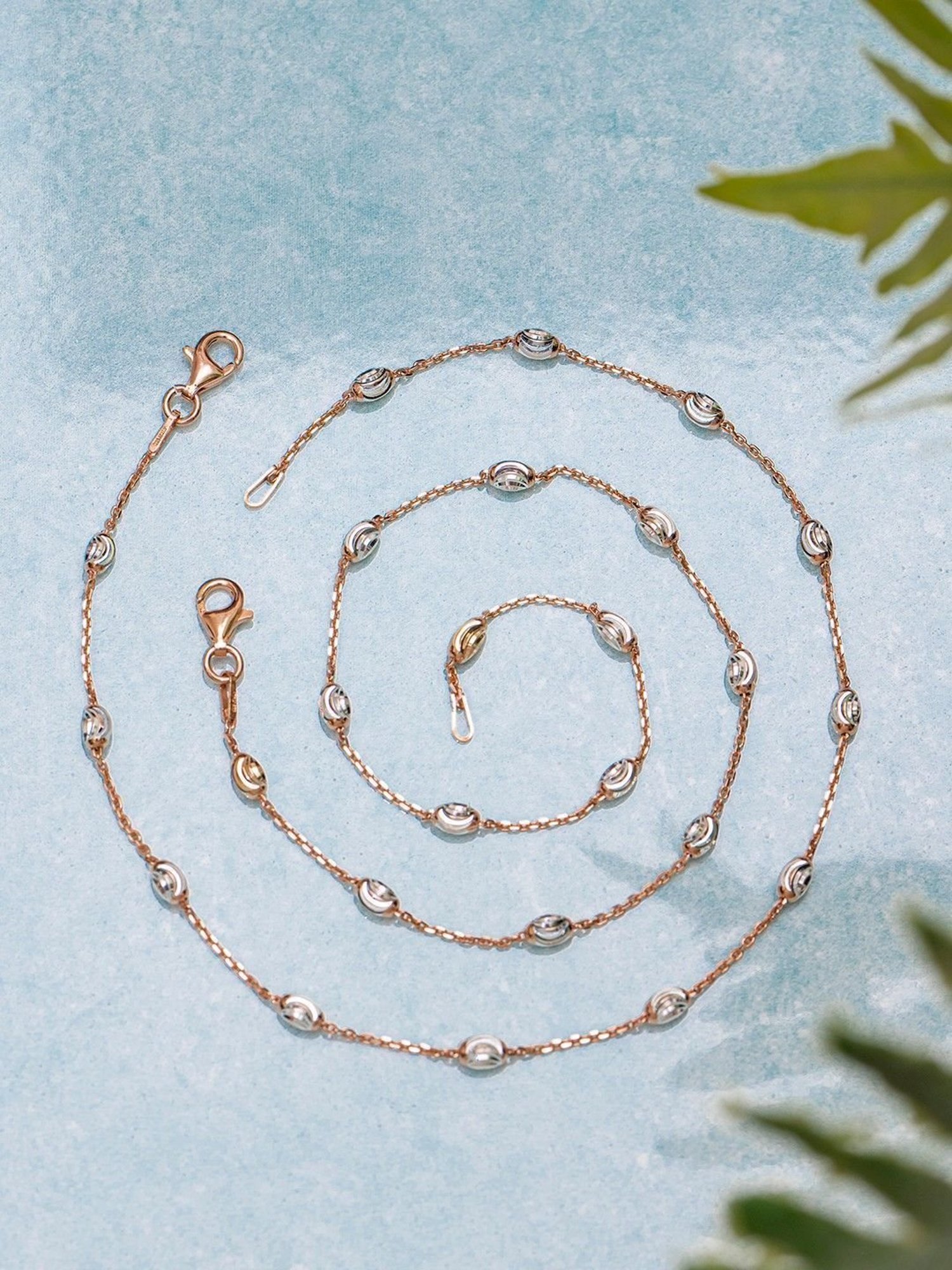 Zavya 92.5 Sterling Silver Anklet for Women - Pair of 2