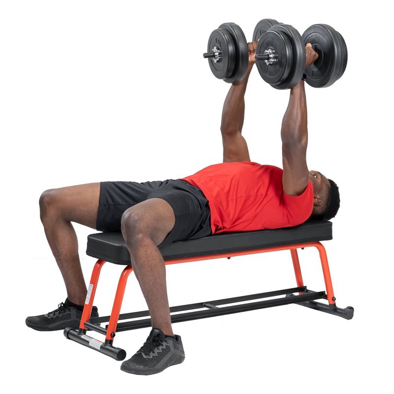 Sunny Health & Fitness Power Zone Strength Flat Bench