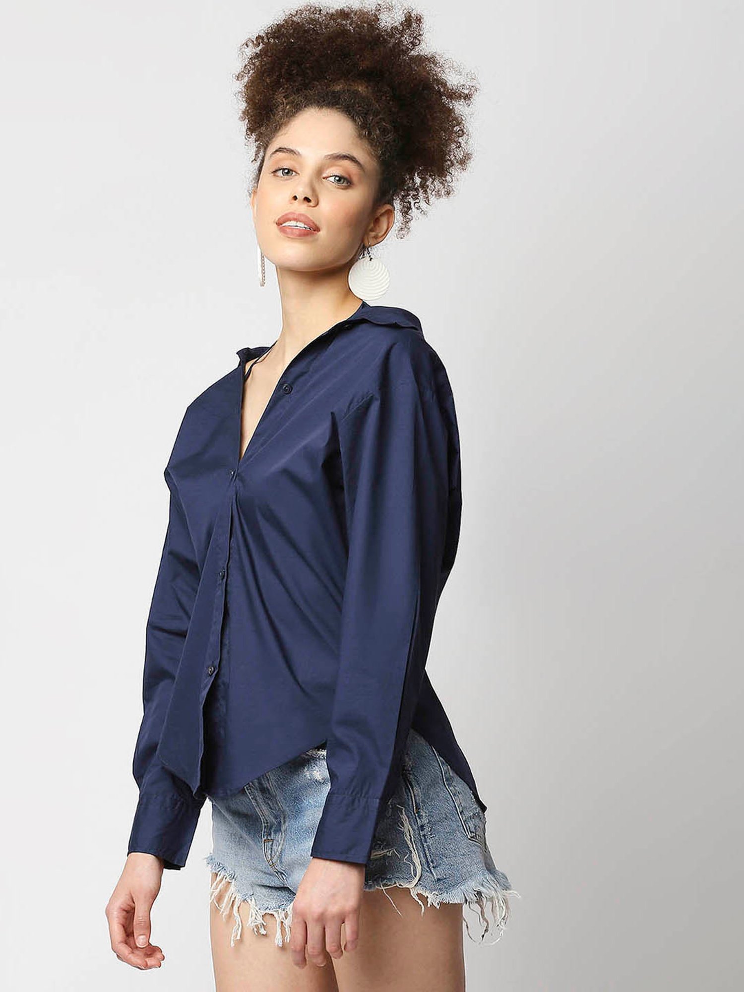 Remanika Blue Regular Fit Shirt