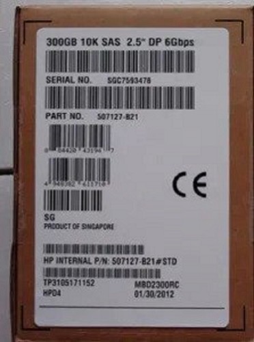 HP 507284-001 300 GB 2.5" Internal Hard Drive