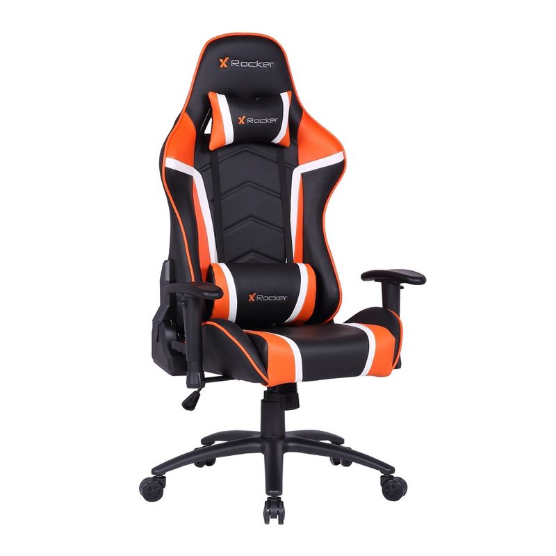Adrenaline PC Gaming Chair Orange/Black - X Rocker
