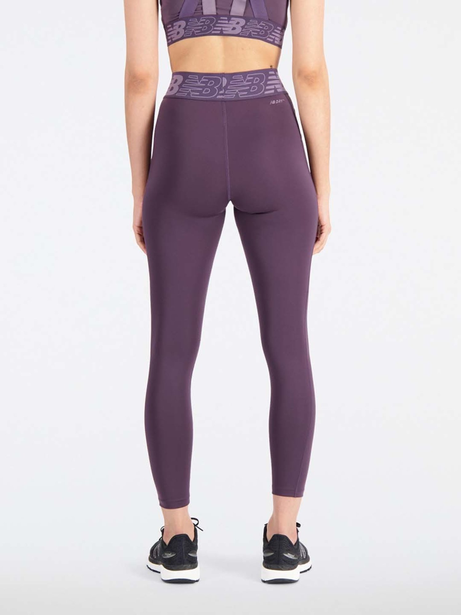 New Balance Purple Printed Sports Tights
