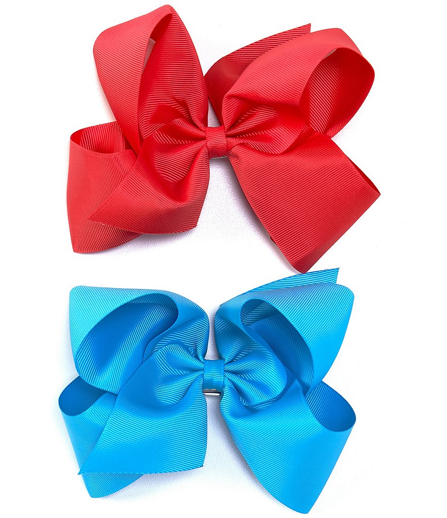 Copper Key Girls Grosgrain King Bows 2-Pack