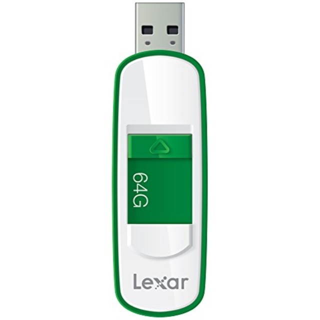 lexar jumpdrive s75 64gb usb 3.0 flash drive  ljds7564gabnl green