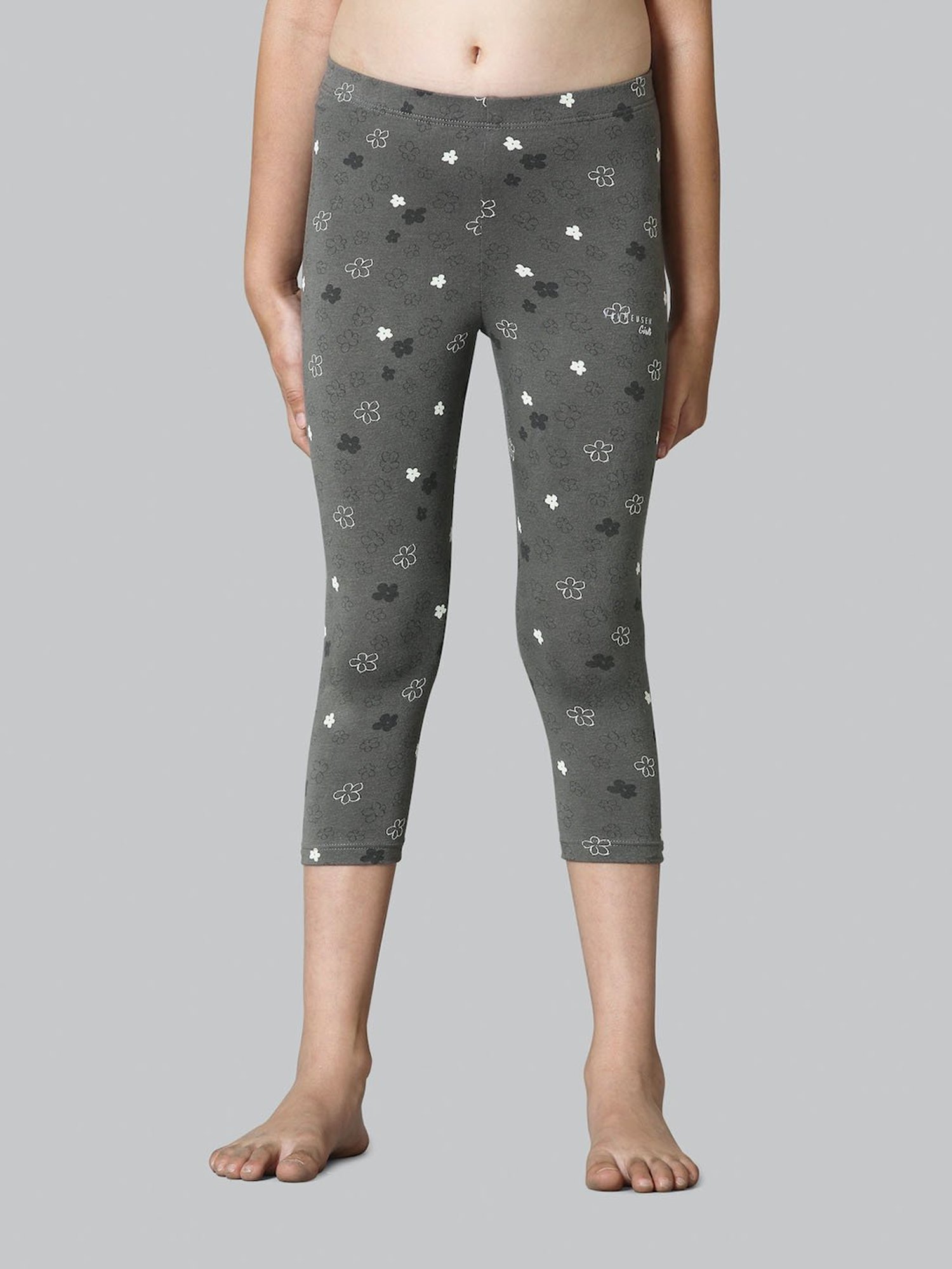 METTLE Girls Navy Solid Joggers