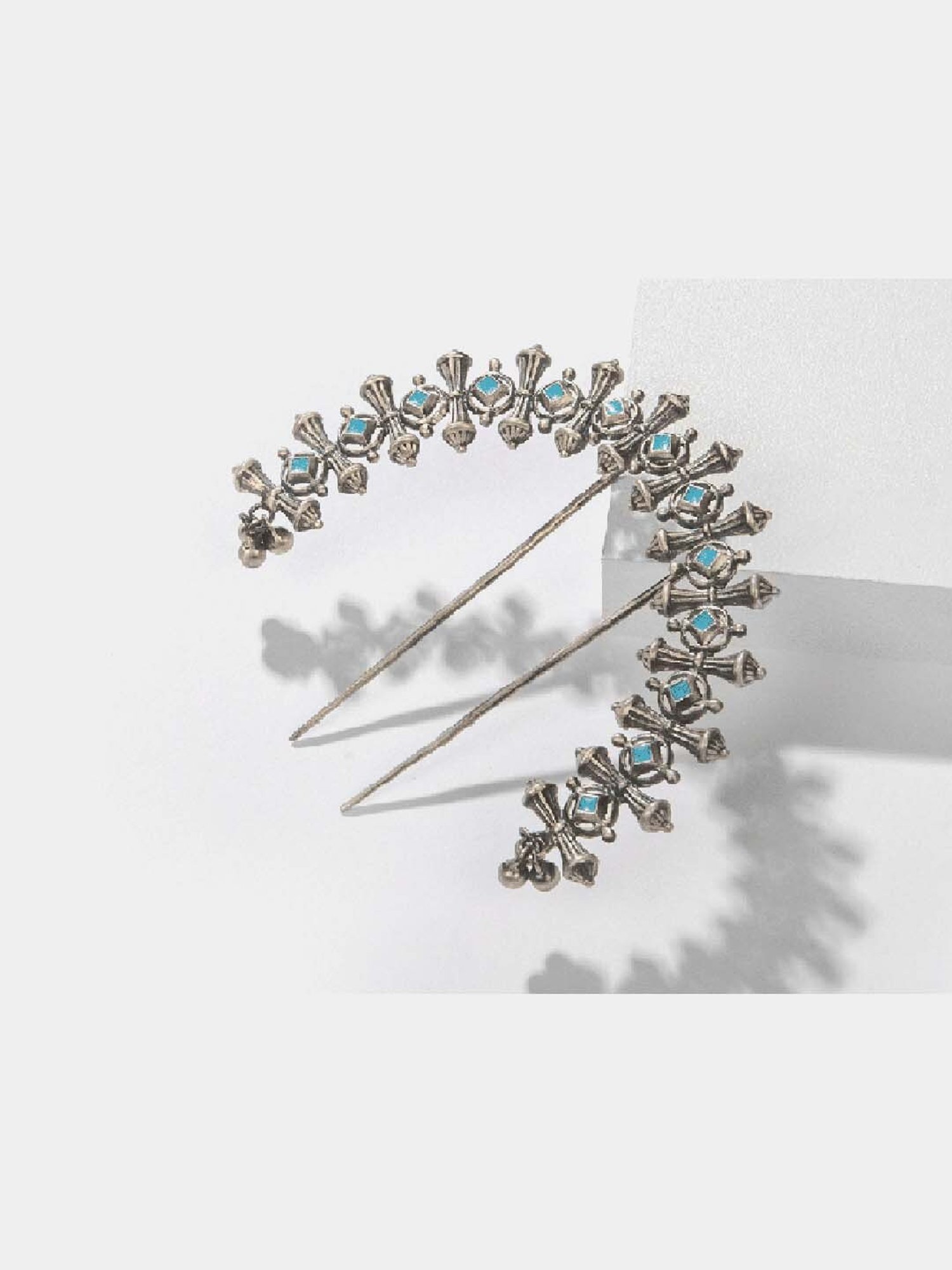 Shaya 92.5 Sterling Silver Antique Rudra Vent Juda Pin