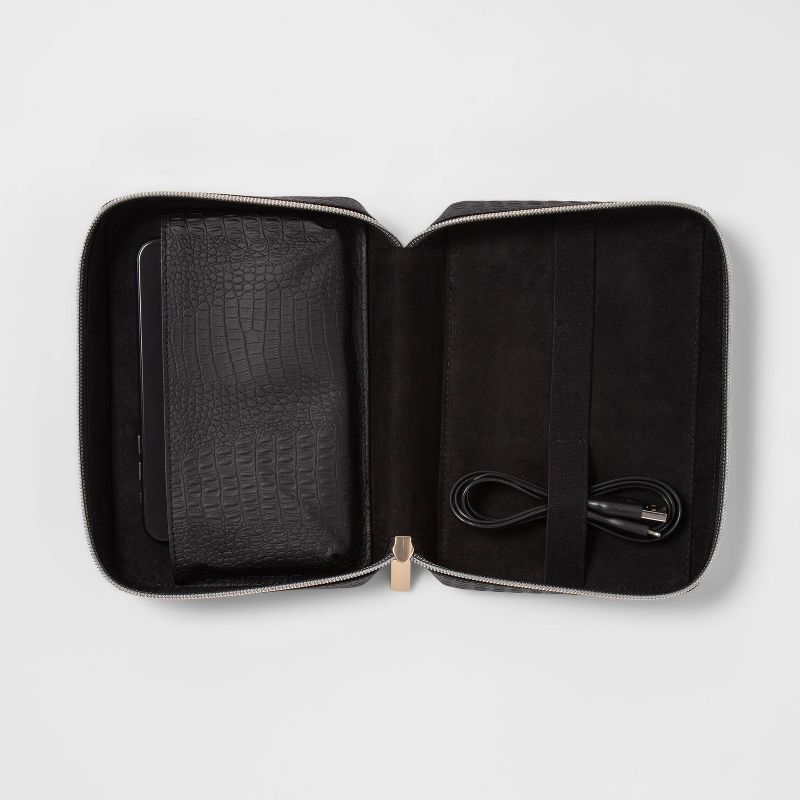heyday™ Tech Organizer Croc Case - Black