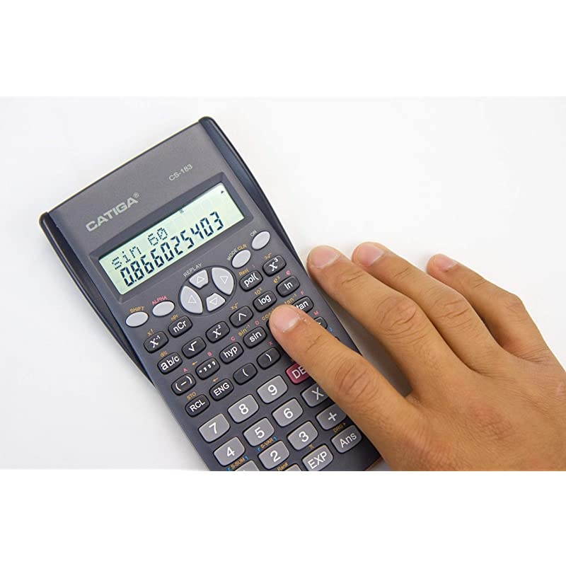 CS-183 2-Line LCD Display Scientific Calculator - Suitable for School and Business