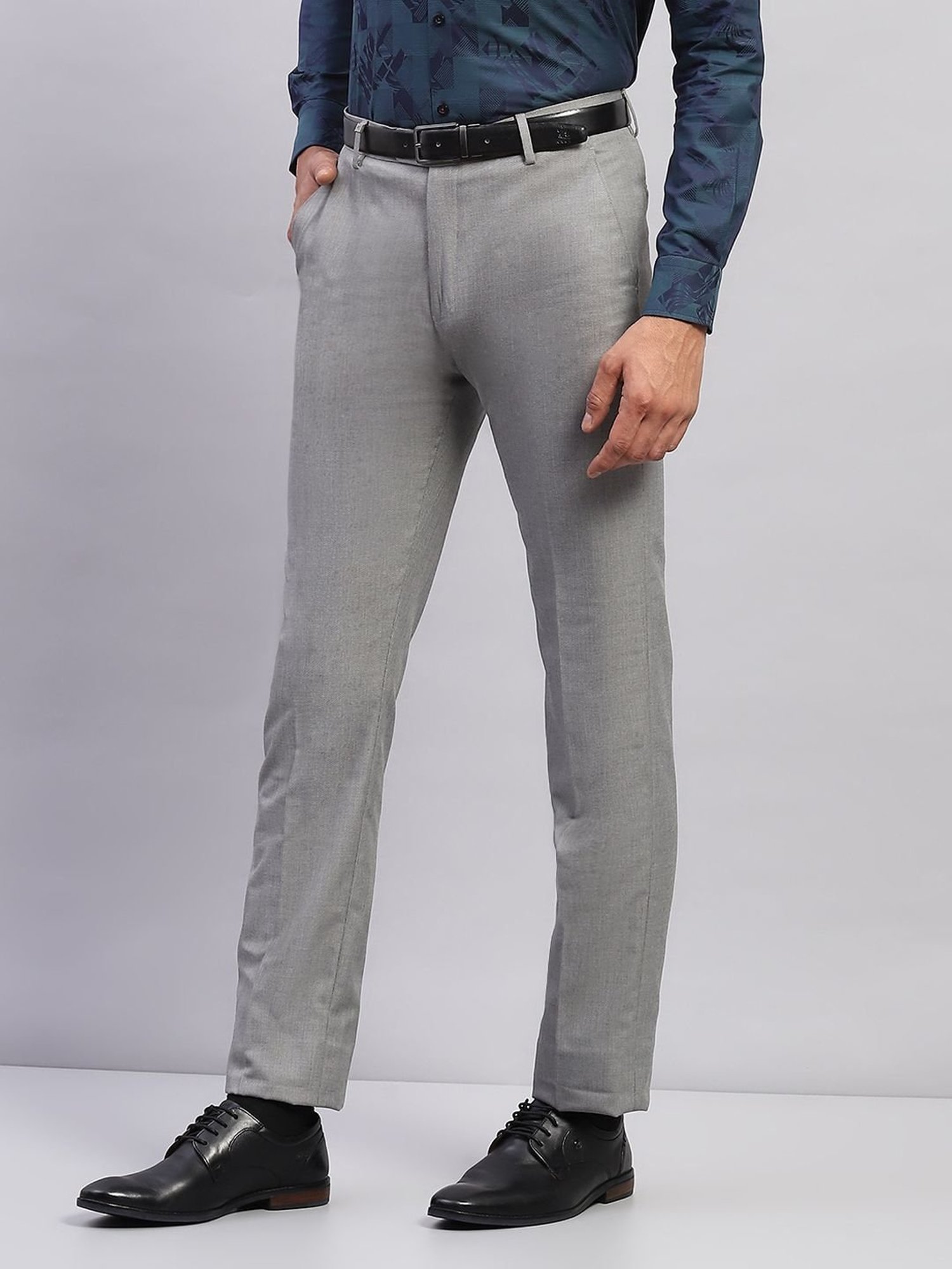 Monte Carlo Grey Smart Fit Trousers