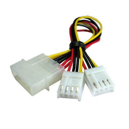 Akust 4pin to Floppy Power Y Splitter 7 Inch Cable 4-pin x 2-5 PCS