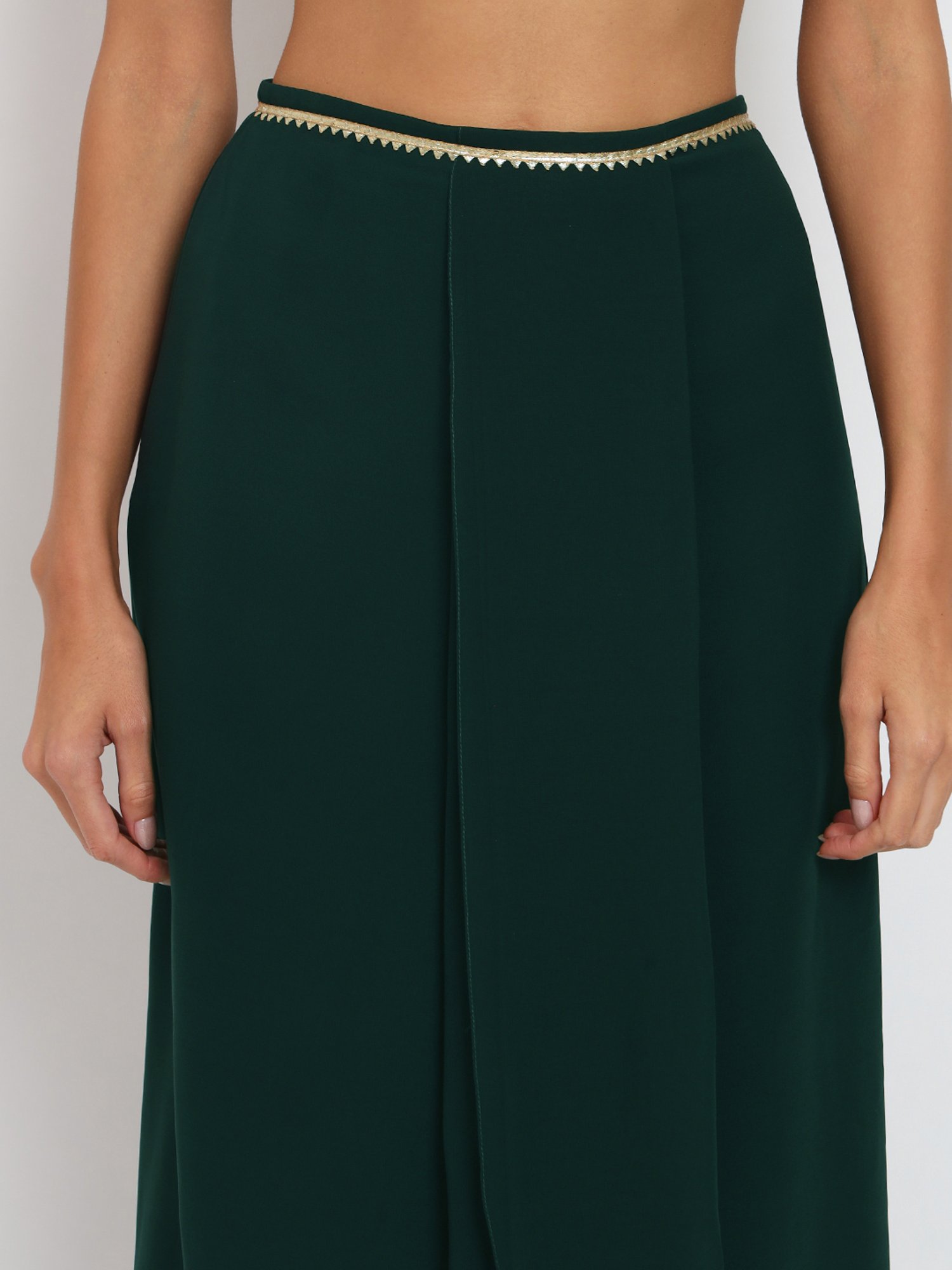 studiorasa Green Georgette Skirt